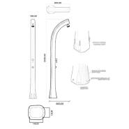 Doccia solare Jolly plus B540-TL 24 lt con doccino - immagine 6