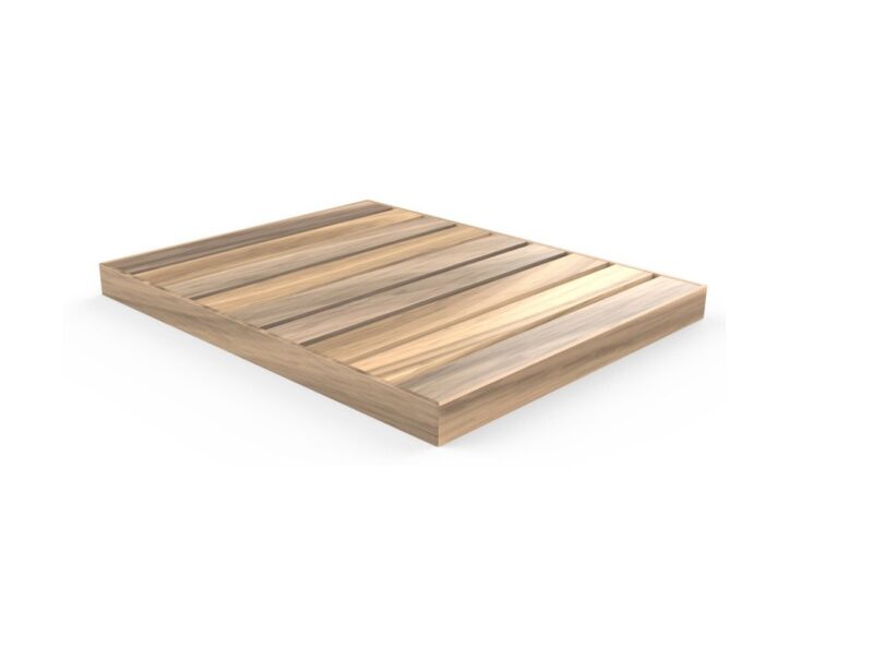 Piatto doccia Arkema in legno Okumè