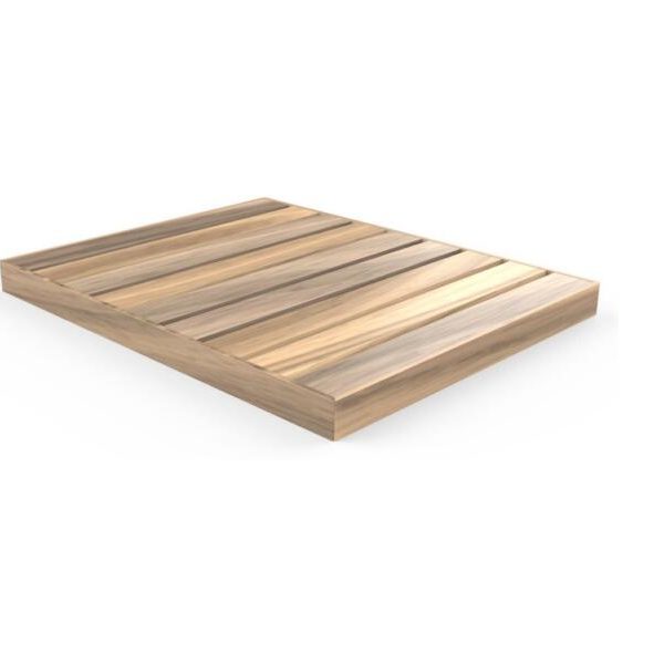 Piatto doccia Arkema in legno Okumè