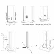 Doccia Solare da Giardino Jolly S A620 in Alluminio - 22 Litri con lavapiedi - immagine 10