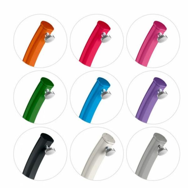 Doccia Solare da Giardino Jolly S A620 in Alluminio - 22 Litri con lavapiedi - immagine 12