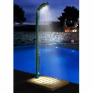Doccia Tradizionale QUICK Q845 In Alluminio Con Miscelatore, Soffione a LED e Doccino - immagine 2