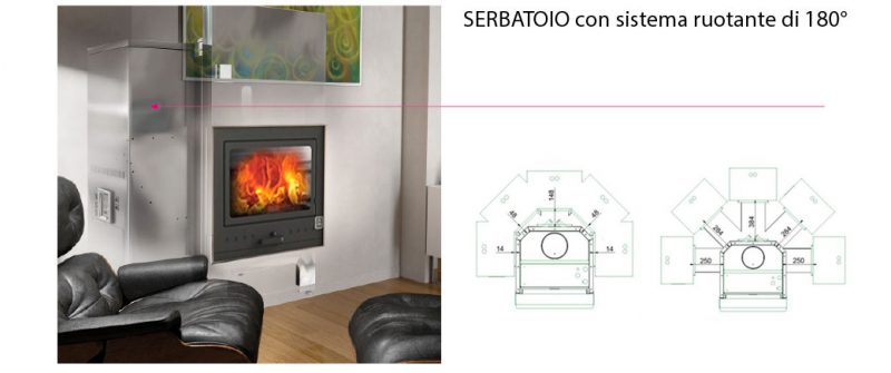 Fuego - MaticFire Modular Policombustibile 24-34 kw - immagine 3