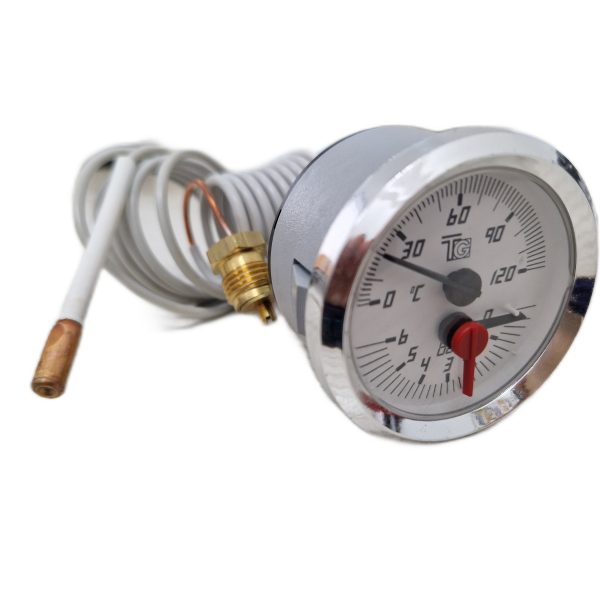 Manometro rilevazione temperatura e pressione acqua ENVIRO EF-Thermo 28 Manometro Enviro Fire per rilevazione temperatura e pressione