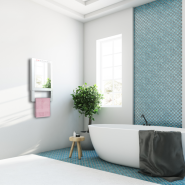 Termoventilatore da parete programmabile - Quadro Visio Con Portasalviette - immagine 4