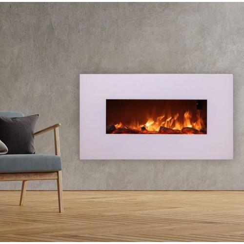 Caminetto Elettrico Monte Bianco Da 100 Cm C/Potenza 1500W - Ecotek Srl