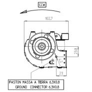 Ventilatore Tangenziale D.60 L.254 mm per Stufe a pellet Cola - Ecoforest - Nordica - Moretti - Ferroli - immagine 5