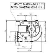 Ventilatore Tangenziale D.60 L.354 mm per Stufe a pellet Superior - immagine 4