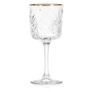 Set 4 Calici Timeless Pasabahce cl.33 bordati Oro