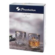 Set 4 Bicchieri Timeless Pasabahce cl.34 bordati Oro - immagine 2