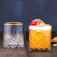 Set 4 Bicchieri Timeless Pasabahce cl.34 bordati Oro - immagine 4