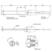 Candeletta in cristalli di quarzo per stufe Nordica Extraflame, Karmek One 300W - immagine 2