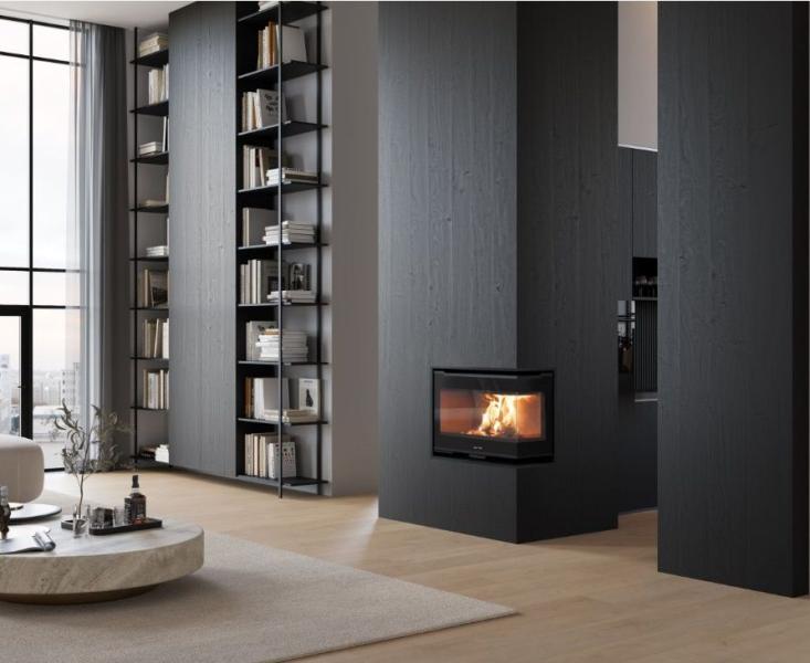 Jolly Mec - Inserto Camino angolare Quick Corner 5S - immagine 2