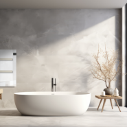 Radiatore Scaldasalviette da bagno con frontale in vetro SILK - immagine 9