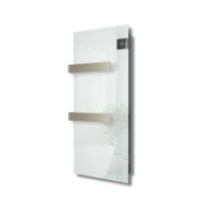 Radiatore Scaldasalviette da bagno con frontale in vetro SILK