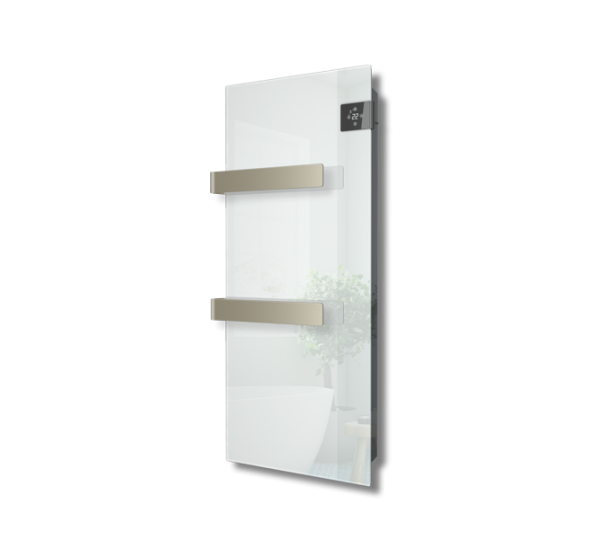 Radiatore Scaldasalviette da bagno con frontale in vetro SILK Radiatore Scaldasalviette da bagno con frontale in vetro SILK