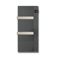 Radiatore Scaldasalviette da bagno con frontale in vetro SILK - immagine 3