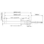 Candeletta Accensione 150mm HT62654
