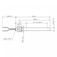 Candeletta Accensione L.180 mm 350W Stufe a pellet Thermorossi - immagine 2