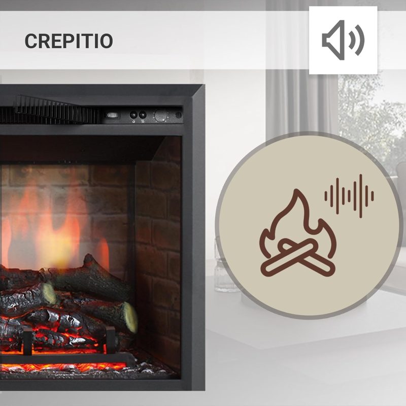 Caminetto Elettrico da Incasso 2000W Calida 30” - immagine 6