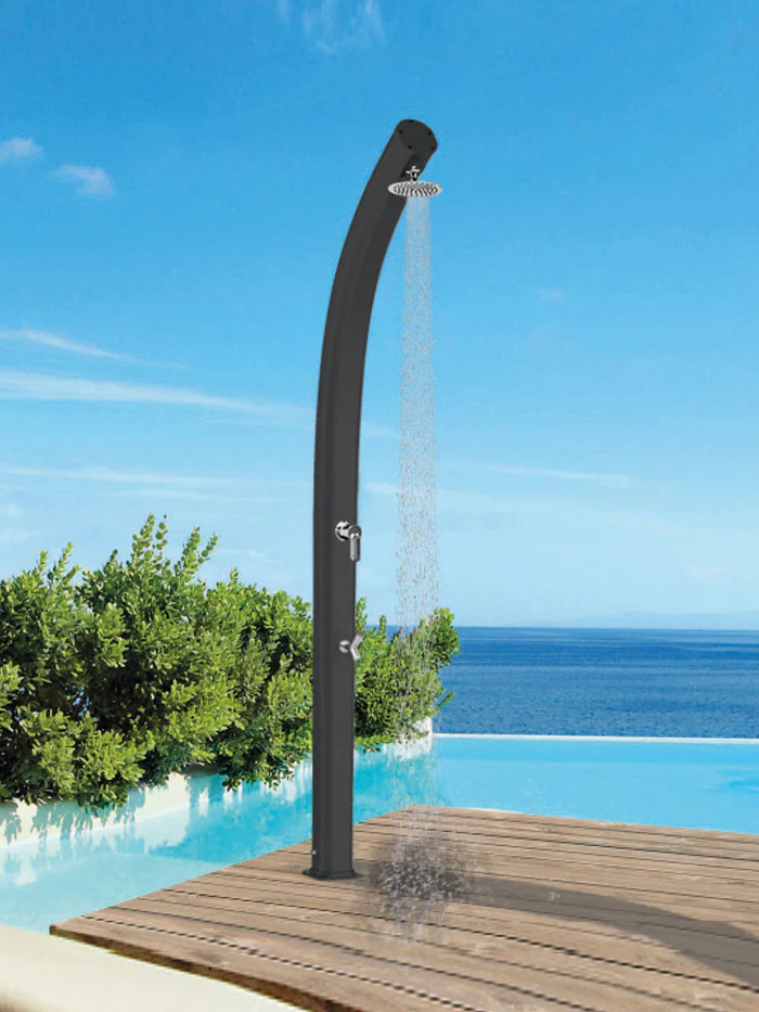 Doccia Tradizionale da Giardino Jolly A525 in Alluminio con lavapiedi - immagine 2