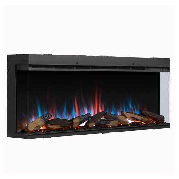 Caminetto Elettrico Athena 52"| Camino a inserto con lati aperti 1500W