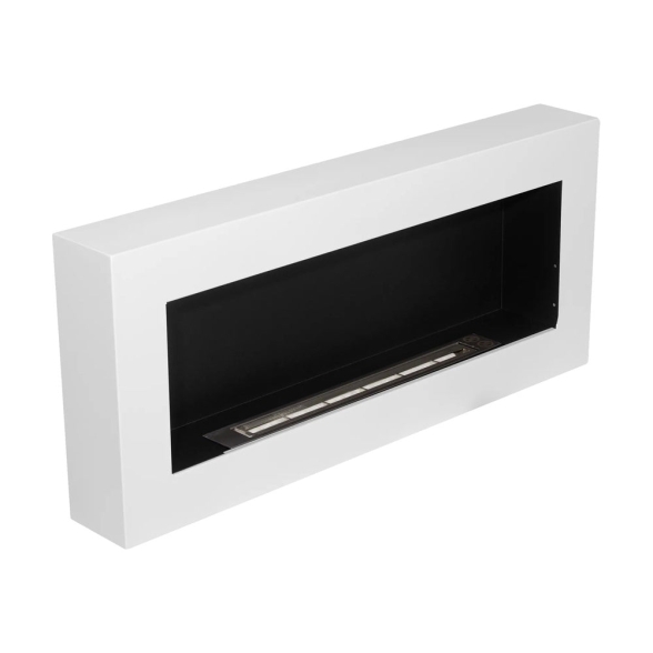 Camino a bioetanolo da parete SIENA 90 BIANCO - immagine 6