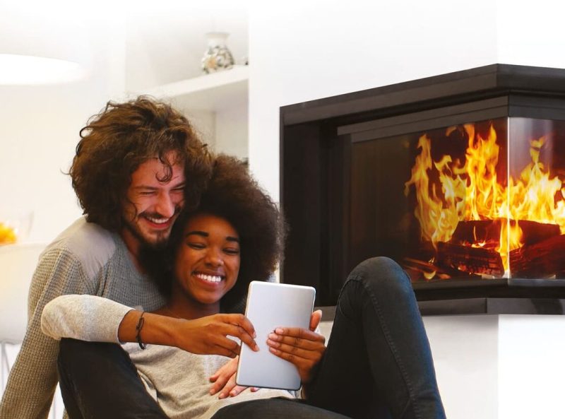 Climacalor - Camino Domus 80 L Angolare - immagine 2