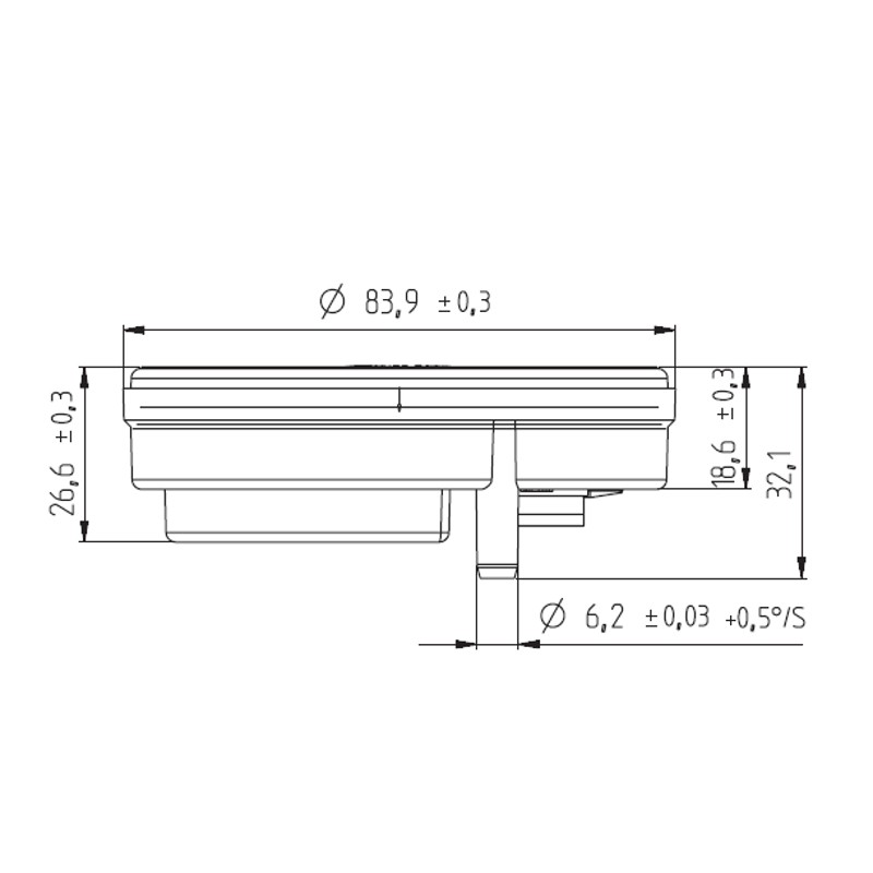 Trasduttore di pressione HUBA TDPUP3-8M stufe Montegrappa, Clam, Ferroli - immagine 3